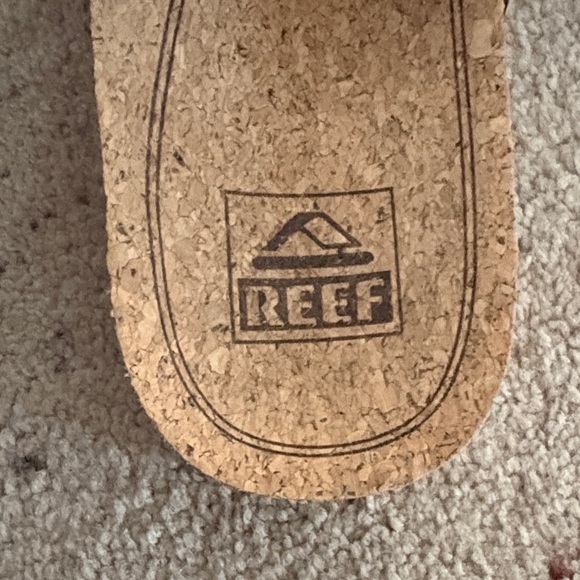 Reef Black and Cork Slide Sandals - Picture 5 of 6